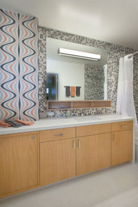 Custom bathroom design by Cactus Inc.